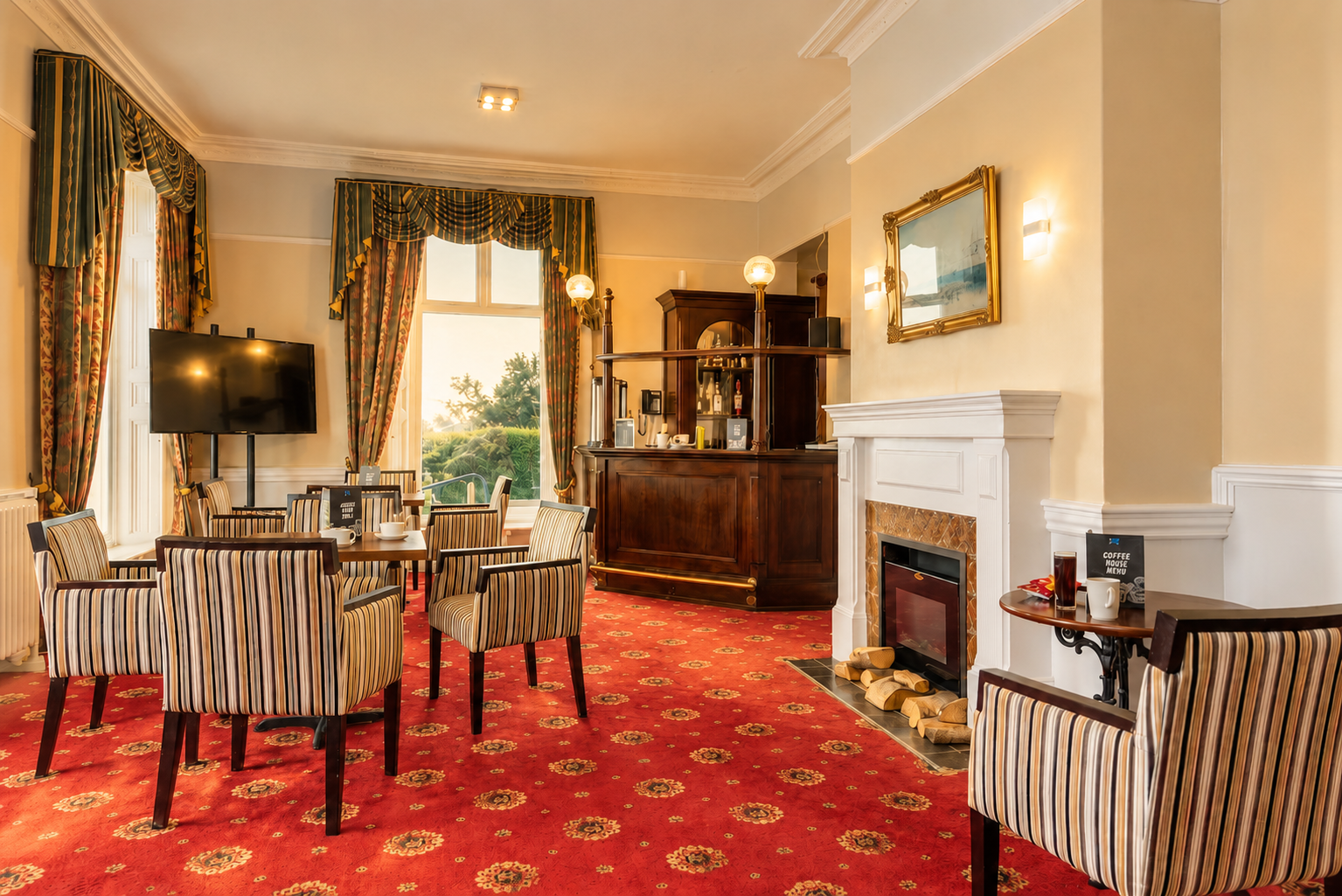 Lounge and bar at The Esplanade Hotel